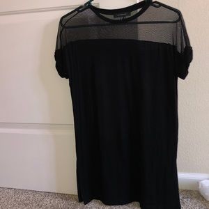 Black oversized black shirt with pic of Rihanna